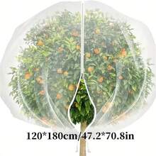 Red de protección de árboles frutales de material PE con cremallera y cordón - Red de protección contra pájaros, plagas y ciervos compatible con árboles de manzana y arbustos de arándanos - Red de protección contra insectos y cigarras - cubierta protectora - Ver 11