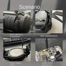 24-In-One Professional Repair Kit - Multi-Functional Precision Screwdriver Set For Mobile Phone And Tablet Disassembly, Repair, And Maintenance - Complete Tool Bit Removal Set With Compact Carrying Case - Silver - View 9