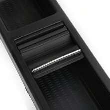 Portavasos de almacenamiento para consola central delantera, color negro, apto para BMW E46 3 Series 1998-2007
