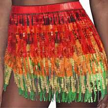 Cadena para la cintura de danza del vientre nueva con capa de brillo, borla, cubierta para la cintura para práctica y actuación de danza, faja para la cadera, pañuelo para la cintura