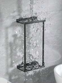 1 件式毛巾架无需钻孔 – 毛巾架自粘式带架子，浴巾架，用于浴室墙壁粘合