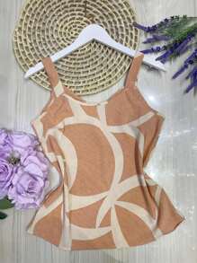 Women Tank Tops & Camis - 珊瑚橙 - 查看 2