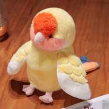 1 szt. Słodki ptak i papuga interaktywna pacynka ręczna, interaktywna pluszowa lalka ręczna prezent dla chłopców i dziewcząt