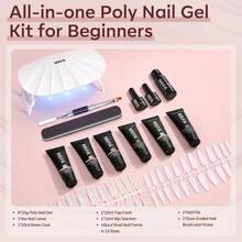 MEFA Crystal Glue 6 Colors 15g With 6W Shell Nail Lamp Tool Set - 彩色 - 查看 3
