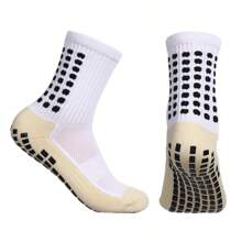 3 Pairs Classic Silicone Football Socks Non-Slip Professional Outdoor Training - White - View 2