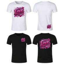 1 件/2 件/3 件情人节爱情礼物补丁图案熨烫转印贴纸适用于 T 恤、汗衫、牛仔裤、包包、服装配饰、口罩、牛仔裤和背包、帽子、枕头 - 可洗且持久 - 彩色 - 查看 5