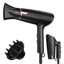 UKLISS Negative Ions High Speed Hair Dryer, Hair Blow Dryer With Diffuser - UK Plug(220-240V) - View 2