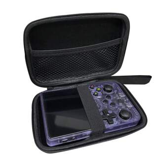 EVA Carrying Case For R36S / RG353V / XU10 / RG35XX / RG353VS Handheld Game Console, RG353V / RG35XX Portable Game Console Storage Case, Retro Game Console Carrying Bag(Box Only)