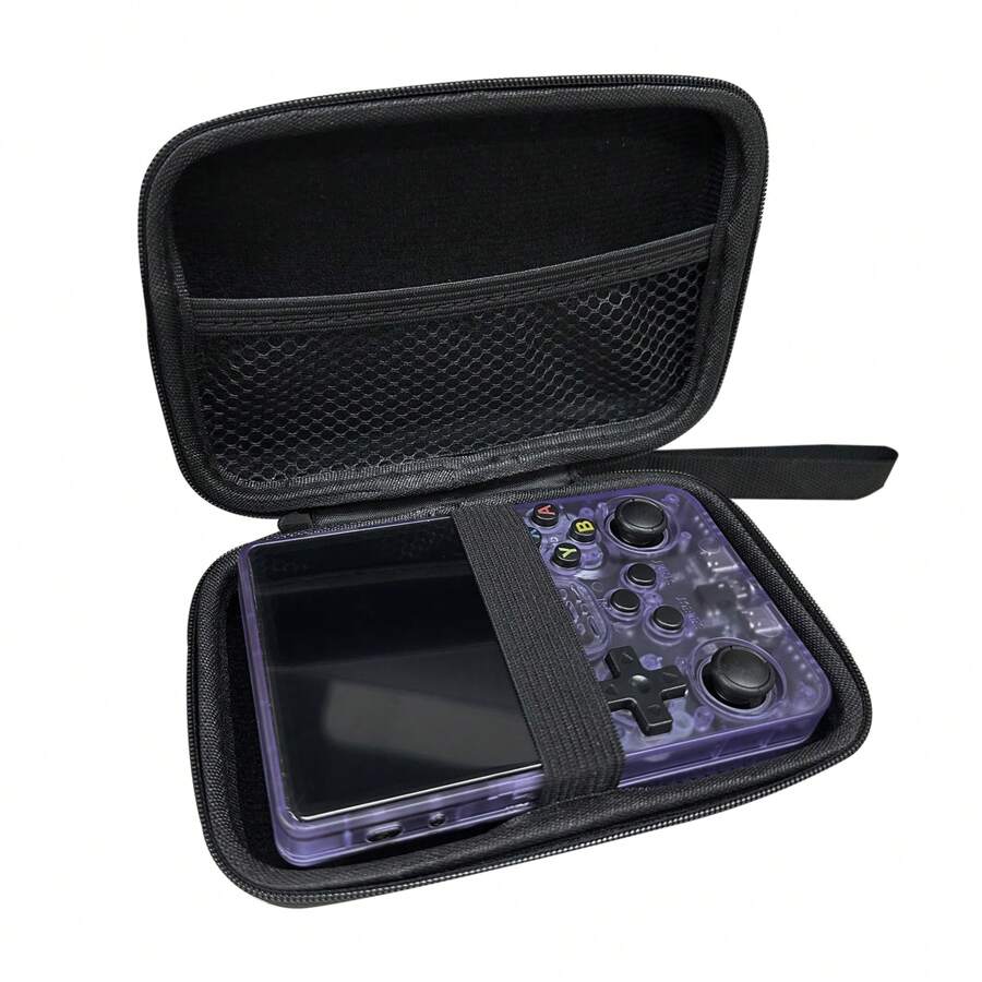 EVA Carrying Case For R36S / RG353V / XU10 / RG35XX / RG353VS Handheld Game Console, RG353V / RG35XX Portable Game Console Storage Case, Retro Game Console Carrying Bag(Box Only) - Black - View 1
