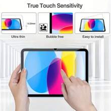 2pcs Screen Protector Compatible With IPad 10th Gen 10.9 Inch (2022) - 2pcs 9H Hardness Tempered Glass, Compatible With IPad 10 Protective Case, Scratch-Resistant, Sensitive Touch