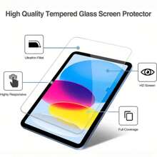 2pcs Screen Protector Compatible With IPad 10th Gen 10.9 Inch (2022) - 2pcs 9H Hardness Tempered Glass, Compatible With IPad 10 Protective Case, Scratch-Resistant, Sensitive Touch