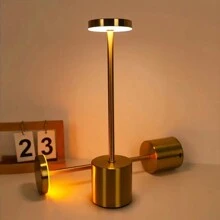 2 Pieces Cordless Metal Table Lamp, 3 Color Touch Sensor Control Portable LED Table Lamp, 3 Levels Brightness Adjustable, Built-In 1200mah Rechargeable Battery, Rechargeable Bedside Lamp, Kids Room Night Light, Dining Room Lamp