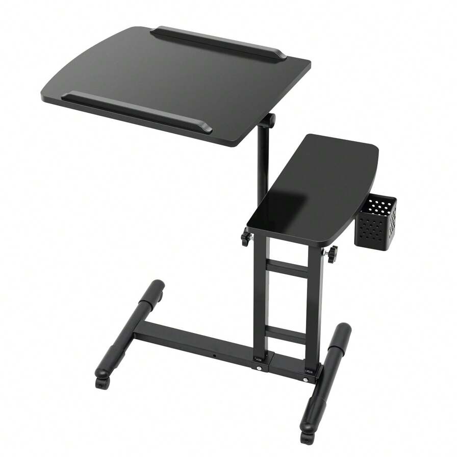 YUNRUX Pro Tattoo Workstation Tattoo Mobile Work Station Tattoo Workstation Table Height Adjustable Tattoo Accessories Armrest Black - Black - View 1