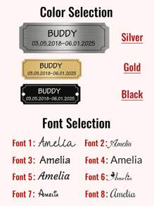 1 pièce Plaque personnalisée avec texte gravé, plaque commémorative de mariage personnalisée, plaques d'anniversaire personnalisées gravées, 2 tailles S/M, 3 couleurs argent/or/noir, plaque personnalisée avec adhésif ou vis, plaque gravée pour portes, Slow Summer Living