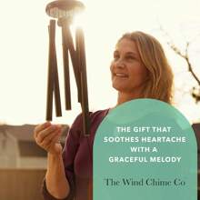 The Wind Chime CO Memorial Wind Chimes, Sympathy Wind Chimes Gift For The Loss Of A Loved One, Home Decor Outdoor Garden, Soothing Melodic Tones With Mute Option. - 1 - View 7