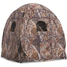 Pop-Up Hunting Ground Blind, 1-2 Person Tent, Hunting Gear, Equipment, And Accessories, 4-Panel Spring Steel - 1 - Xem 1