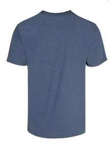 Cherry & Letter Graphic Tee - Navy Blue - View 2