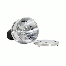 1pcs Arab Shisha Hookah Metal Bowl Set Charcoal Holder With Cover Heat Heat Management System Chicha For Smoking Accessories, Birthday Gift