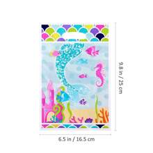 10pcs/40pcs/60pcs Blue Ocean Mermaid Tail Favor Bags, Mermaid Theme Party Decorations, Candy Snack Gift Bags For Wedding, Valentine's Day, Birthday Party,Birthday Gifts For Men,Valentine Box,Men Gift Box,Gift For Man,Gift Bags Bulk,Blue Gift Bag,Valentines,Valentine Day,Valentines Gifts