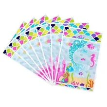 10pcs/40pcs/60pcs Blue Ocean Mermaid Tail Favor Bags, Mermaid Theme Party Decorations, Candy Snack Gift Bags For Wedding, Valentine's Day, Birthday Party,Birthday Gifts For Men,Valentine Box,Men Gift Box,Gift For Man,Gift Bags Bulk,Blue Gift Bag,Valentines,Valentine Day,Valentines Gifts