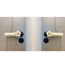 1pc Flower Pattern Door Knob Cover, Anti-Static Anti-Collision Protection Sleeve, EVA Foam Material, Home Door Handle Protector