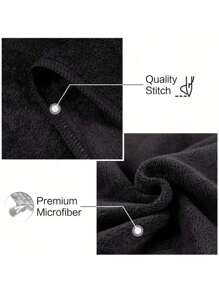 5PCS Bathroom Black Hand Towel And Face Towel Set,Household Solid Color Hand Towel, Super Soft, Quick-Drying, Absorbent And Thick, Absorbent Face Towel, Non-Shedding And Comfortable,Skin-Friendly And Soft Daily Towel Set, For Home Bathroom, Bathroom Supplies - Black - View 3