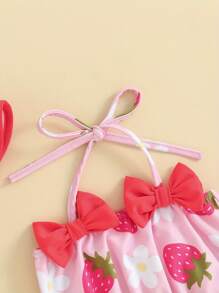 Newborn Baby Swimwear - 粉色 - 查看 6