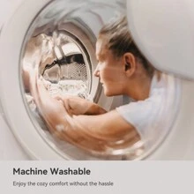 Luxury Hotel Goose Feathers Down Comforter For Year-Round, Luxurious Cozy Duvet Insert Filled Goose Feathers & Down, Skin-Friendly Duvet Insert With Corner Tabs, Medium Warmth Hotel Bedding Comforter, Machine Washable - White - View 8