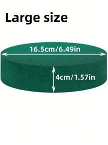 8 cm Mousse florale ronde verte de haute qualité, mousse pour arrangement floral réutilisable, argile florale absorbant l'eau, convenant aux bouquets humides et secs. Parfait pour les mariages, les demandes en mariage, les fêtes, les anniversaires, les jardins, la décoration de la maison et la décoration de la Saint-Valentin. Pour la décoration centrale de table de fête, les arrangements de fleurs fraîches et artificielles, les cadeaux de festival DIY et l'art floral DIY.