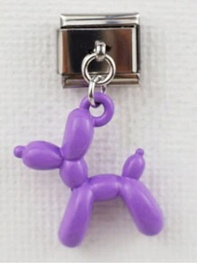 New Italian Style Modular Bracelet Pendant Series Balloon Hanging Dog Series Personalized Assembly Chain - Multicolor - View 5