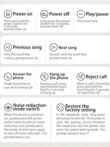 HP H231A 无线蓝牙耳机 HiFi 立体声 ANC 防噪音包耳式运动耳机 - 白色 - 查看 8