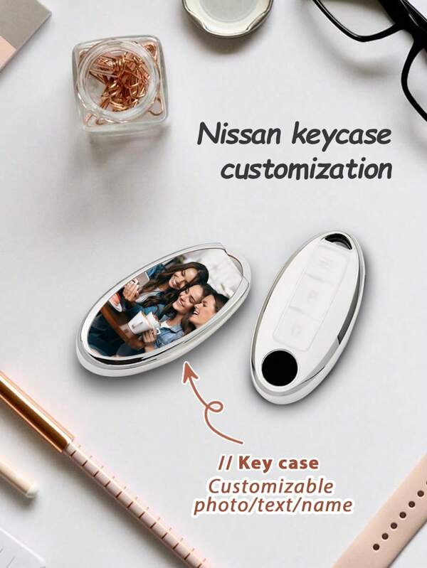 Estuche personalizado para la llave del control remoto del automóvil para Nissan 2022 Qashqai, Juke J10, J11, X-Trail T32, T31, Kicks, Tiida, Pathfinder, Note para Infiniti