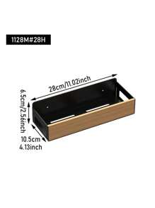 1/2 piezas Estante lateral para refrigerador, estante de almacenamiento de suministros de cocina, estante lateral sin agujero para microondas y horno, accesorios de cocina - Multicolor - Ver 15