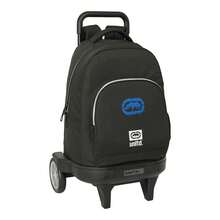 Safta Large Rolling Backpack With Detachable Evol. Ecko Unltd. "Worldwide" Compartments Spacious - Multicolor - View 4