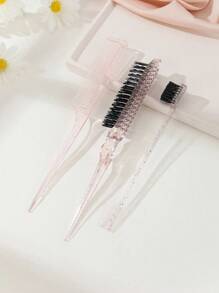 3/4PCS/Set Loose Powder Tapered Brush, Dual-Ended Edge Controlling Brush And Fluffy Powder Shape Brush Kit