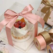 8 Rollos Listón Satinado De Doble Cara Popotillo 4cm*180m - colores mezclados - Ver 5