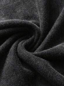 Plus Size Men's Casual Round Neck Summer T-Shirt With Ghostly Star Silhouette And Face Print