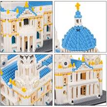 LULUFUN St. Paul's Cathedral Model Building Block Kit Famous Architecture Mini Building Block Collection Model Sets Toy Gifts For And Adults 7053 Pieces - St.Paul'sCathedral1 - View 4