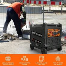 AIVOLT 8000 Watts Dual Fuel Portable Inverter Generator Super Quiet Gas Propane Powered Electric Start Outdoor Generator For Home Back Up Travel RV Camping, 50 State Approved - 10000 瓦雙燃料 - 查看 3