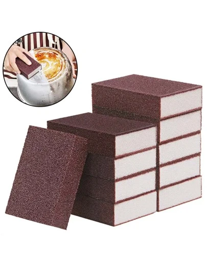 5/10pcs Nano-Sponge Magic Eraser Emery Rust Removal Cleaning Sponge Brush Kitchen POTS And Pans Rust Removal Emery Cleaning Rub