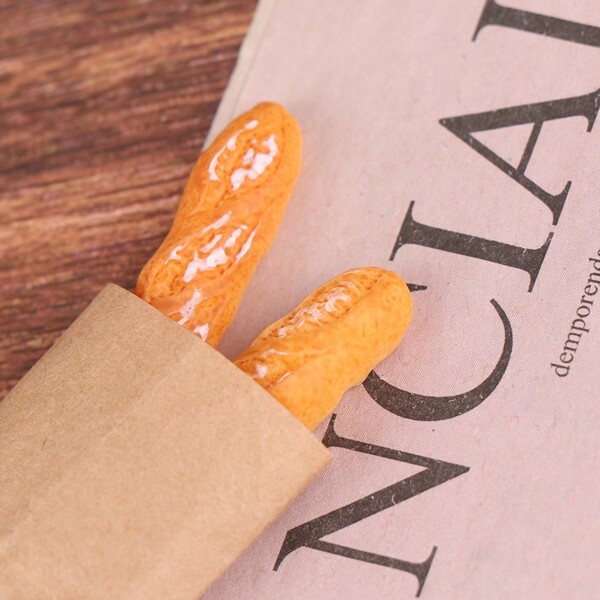 1 Set DOLLHOUSE Accessories - Miniature Food, DIY Scene Model Props, Realistic Imitation Bread