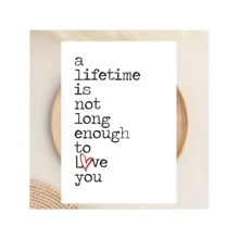 1Pc Romantic Valentine's Day Card Set With Envelope - "I Can't Love You Enough" Message, Suitable For Birthdays And Valentine's Day, Love Expressions, Paper Materials - Multicolor - View 3