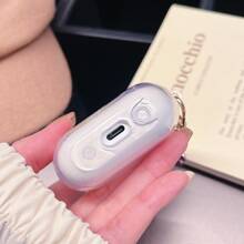 全新彩色可爱耳机盒，适用于 Buds FE/Buds 3/3 Pro、Galaxy BudsPro、Galaxy Buds Live、Buds2、Buds 2 Pro 无线蓝牙耳机，透明耳机充电盒保护套 - 炫彩紫 - 查看 6