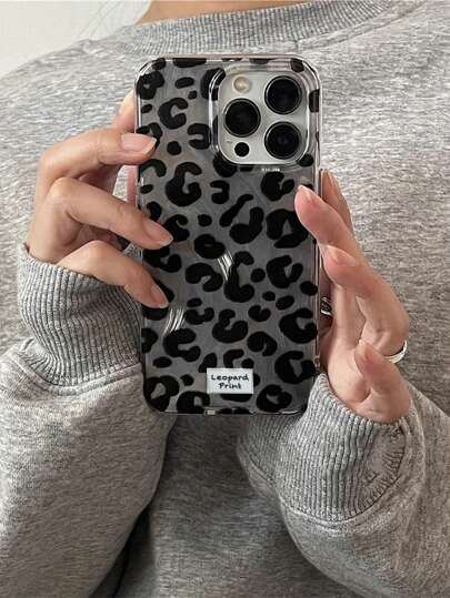 Funda de teléfono de estampado de leopardo premium compatible con iPhone 17 Pro Max/17 Pro/17 Air/17/16 Pro Max/16/16 Pro/16 Plus/15/15 Pro Max/15 Pro/15 Plus/11/12/13/14 Pro Max/XS/XR/11 Pro/11 Pro Max/12 Pro/12 Pro Max/13 Pro/13 Pro Max/7 Plus/14 Pro/14 Pro Max/14 Plus, carcasa dura minimalista y personalizada de manera creativa