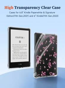 Ayotu 1 Pc Flowers & Strawberries Chicken Case Compatible With Kindle,Compatible With Kindle Paperwhite 12th Gen 2024 /Kindle (11th Generation-2024 Release),With Auto Wake/Sleep