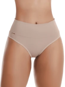 Kit 5 Gabi Cotton Panties With Comfortable Double Waistband And Low Compression For Postpartum - 彩色 - 查看 3