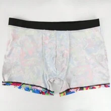 3Pcs/Set Mens Boxer Briefs Shorts Trunks Underwear Funny Printed Underpants Comfortable Pants Breathable Soft Stretch Fit 3D Pouch Multipack - Z1(3 Pack) - View 7