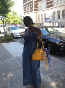 2025 Summer Women's Casual Denim Deep V Neck Spaghetti Strap Loose Maxi Dress