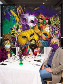 3,28ft*2,46ft(100cm*75cm)-Venetië Carnaval Decoratie Achtergronden Carnaval Maskerade Fotografie Achtergronden Maskers Kleurrijke Achtergronden Feestdecoratie Banners Studio Rekwisieten - Woondecoratie - Mardi Gras Decoratie - Feestdecoratie