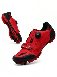2025 Bestseller, MTB Męskie Profesjonalne Buty Rowerowe, Outdoor Mountain Riding Sports Shoes, Antypoślizgowe I Odporne Na Zużycie, Wygodne, Z Szybką Klamrą Zapadkową Kompatybilne Z Pedałami Systemu SPD, Odpowiednie Do Różnych Środowisk - Burgund - Zobacz 6